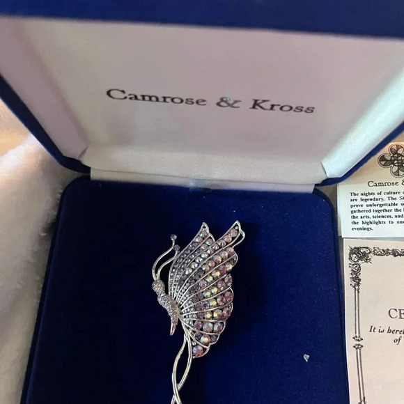 Camrose & Kross Butterfly Brooch - Picture 5 of 5